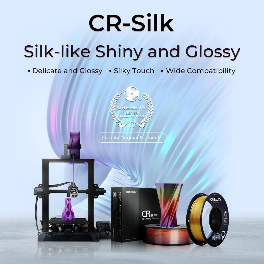 CREALITY CR-SILK PLA 3D PRINTING FILAMENTS RAINBOW