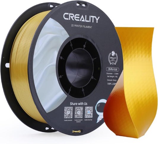 CREALITY CR-SILK PLA 3D PRINTING FILAMENTS GOLD, 1.75MM, NET WEIGHT-1KG