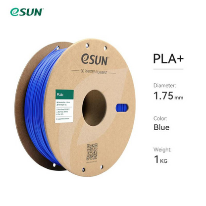 eSUN PLA+ 3D Printing Filament Blue,1.75mm, Net Weight-1kg
