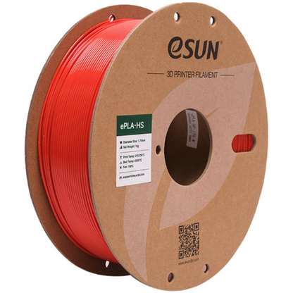 eSUN ePLA+HS 3D Printing Filament Red,1.75mm, Net Weight-1kg