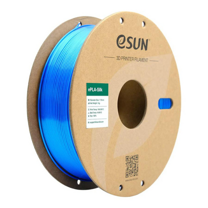 eSUN Silk PLA 3D Printing Filament Blue,1.75mm, Net Weight-1kg