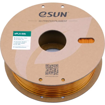 eSUN Silk PLA 3D Printing Filament Copper,1.75mm, Net Weight-1kg