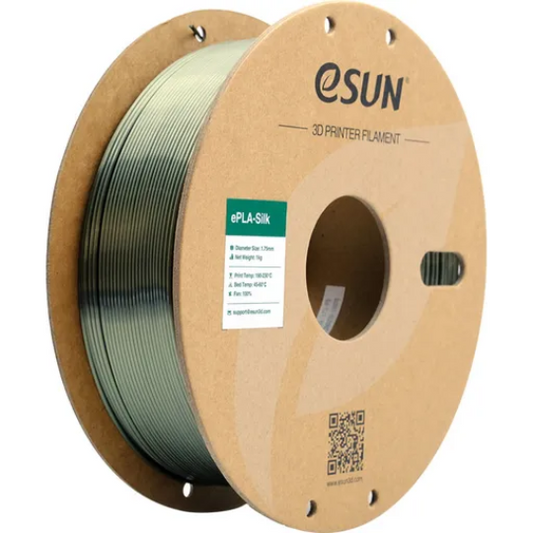 eSUN Silk PLA 3D Printing Filament Bronze,1.75mm, Net Weight-1kg