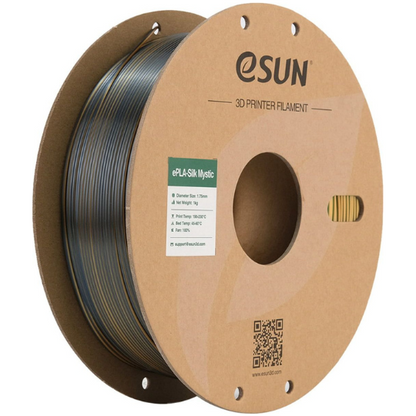 ESUN SILK-PLA MYSTIC 3D PRINTING FILAMENT GOLD+GREEN+BLACK,1.75MM, NET WEIGHT-1KG