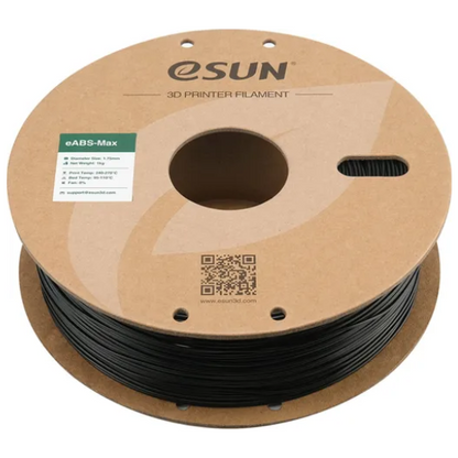 eSUN eABS MAX 3D Printing Filament Black,1.75mm, Net Weight-1kg
