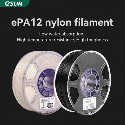 eSUN ePA 12-CF 3D Printing Filament Natural, 1.75mm, Net Weight-1kg