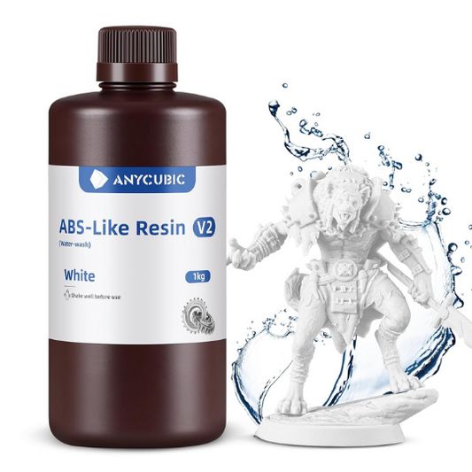 Anycubic ABS Like V2 Resin (White) 1KG 3D Filaments