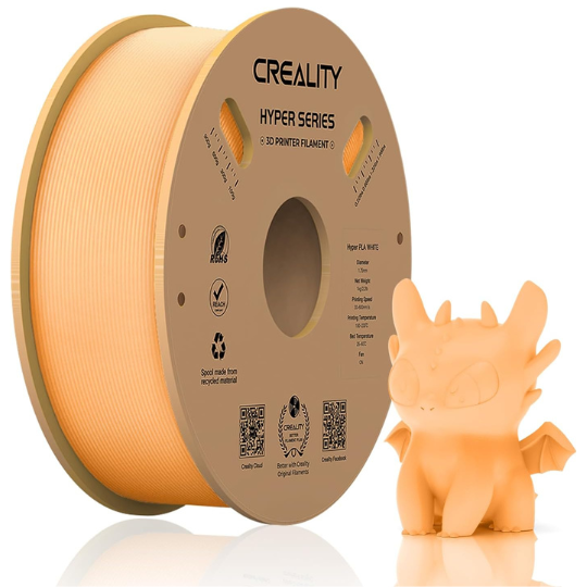 Creality Hyper Series PLA 3D Printing Filament Peach Fuzz