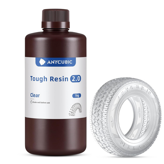 Anycubic Tough Resin 2.0 (Clear) 1kg 3D Filaments