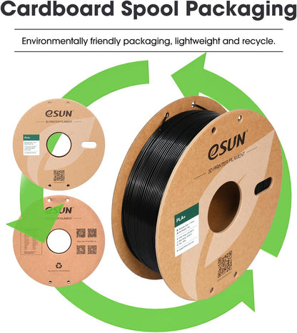 eSUN PLA+ 3D Printing Filament Green,1.75mm, Net Weight-1kg