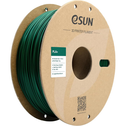 eSUN PLA+ 3D Printing Filament Pine Green,1.75mm, Net Weight-1kg