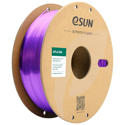 eSUN Silk PLA 3D Printing Filament Purple,1.75mm, Net Weight-1kg