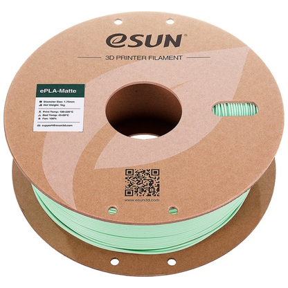 eSUN ePLA Matte 3D Printing Filament Mint Green,1.75mm, Net Weight-1kg