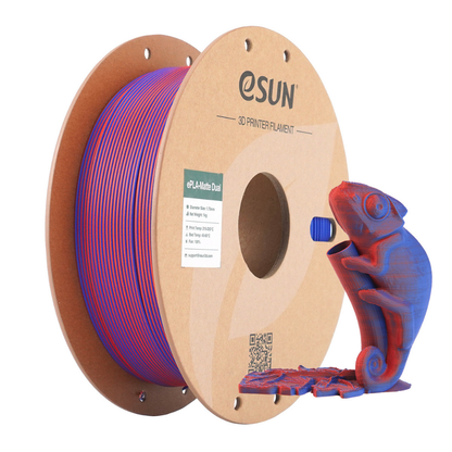 eSUN ePLA Matte 3D Printing Filament Red Blue,1.75mm, Net Weight-1kg