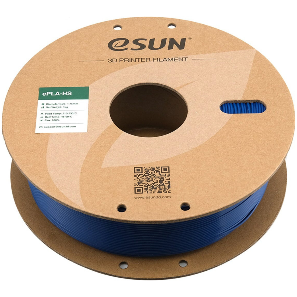eSUN ePLA+HS 3D Printing Filament Blue,1.75mm, Net Weight-1kg