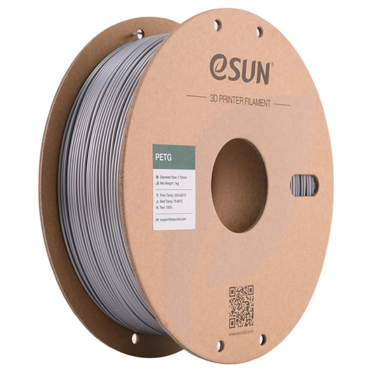 eSUN PETG 3D Printing Filament Solid Silver, 1.75mm, Net Weight-1kg 3D Filaments