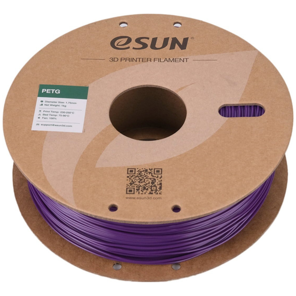 eSUN PETG 3D Printing Filament Solid Purple, 1.75mm, Net Weight-1kg