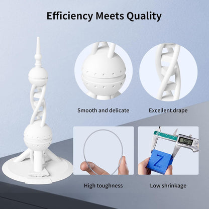 Anycubic PLA High Speed 3D Printing Filament White, 1.75mm Net Weight-1kg