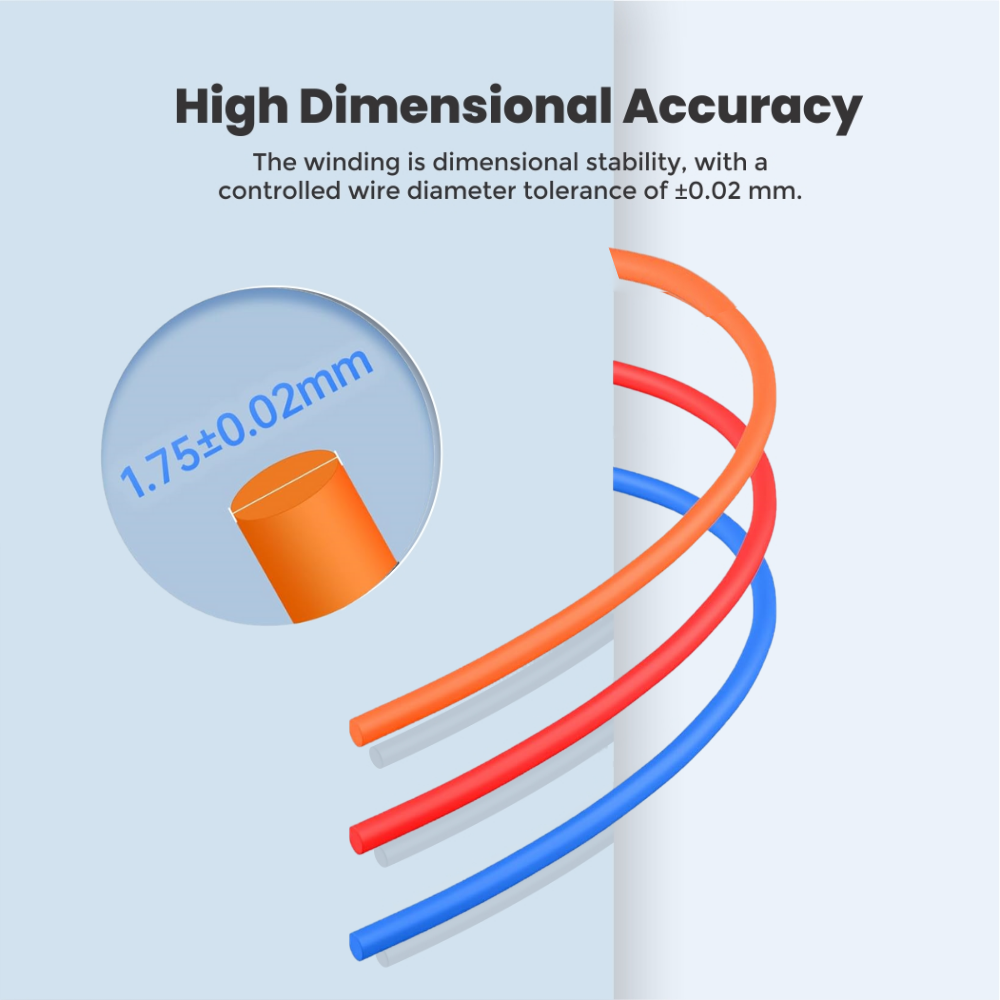 3idea PLA 3D Printing Filaments Orange 1.75mm,Net Weight-1kg