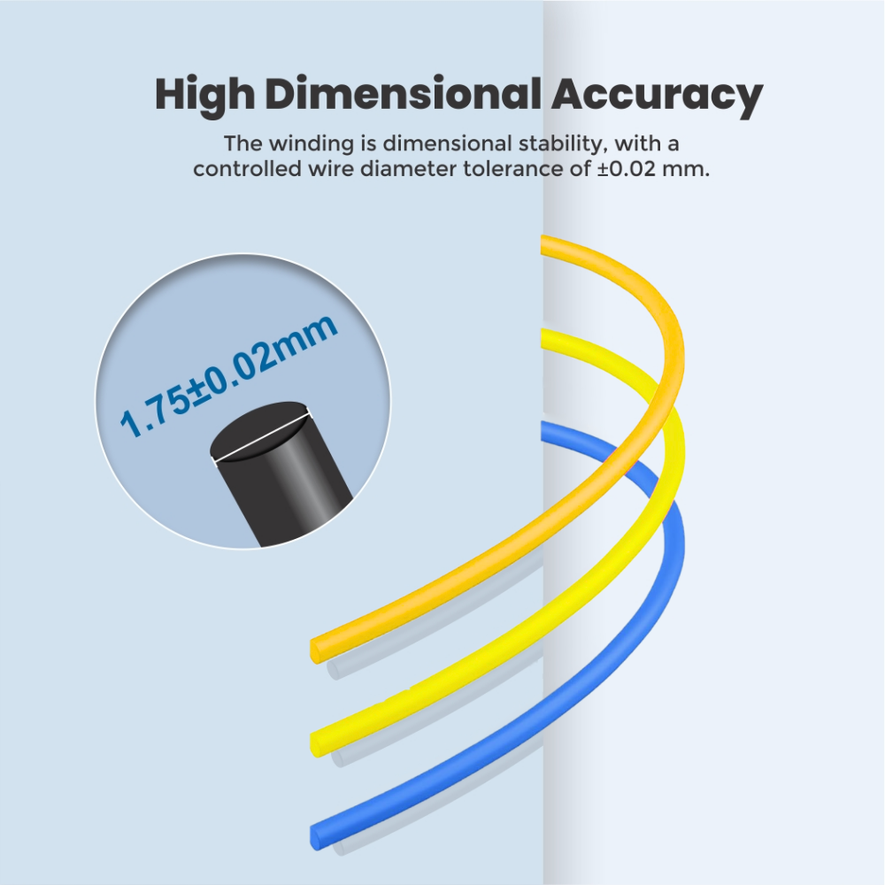 3idea PLA 3D Printing Filaments Yellow 1.75mm,Net Weight-1kg