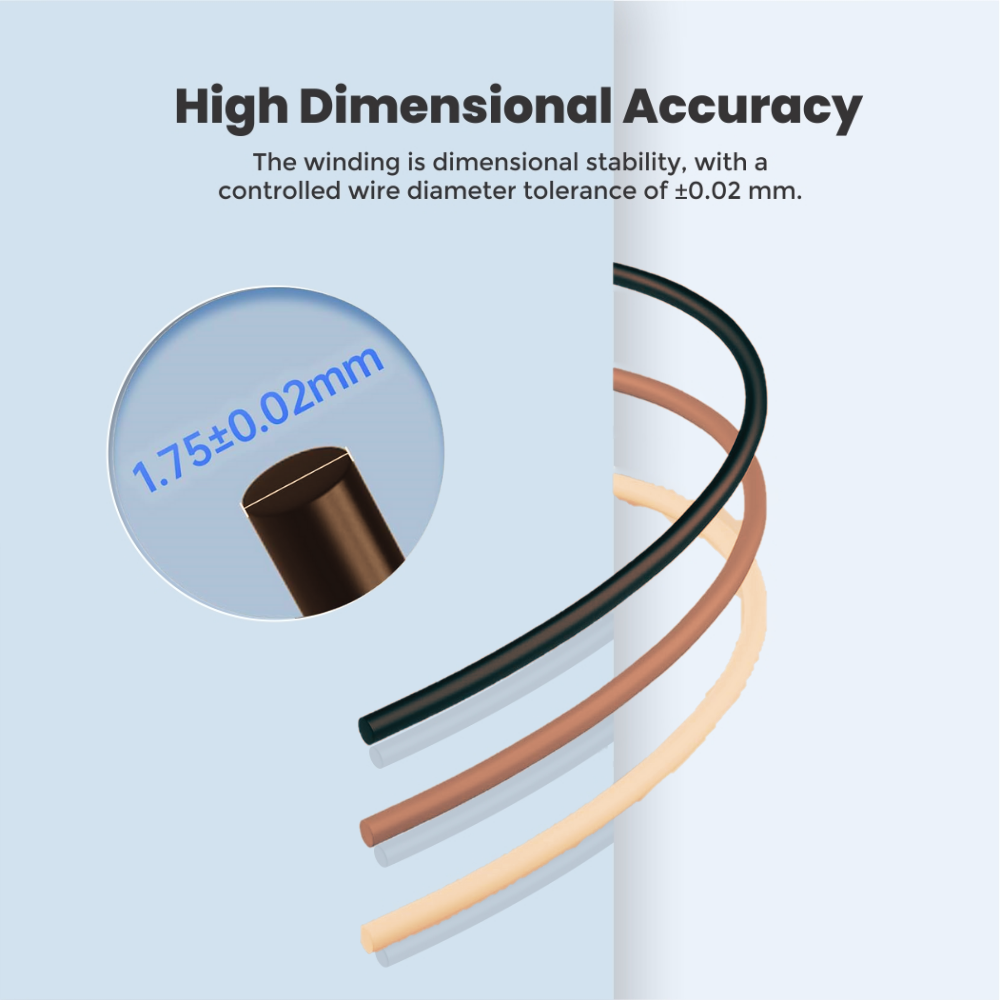 3idea PLA 3D Printing Filaments Brown 1.75mm,Net Weight-1kg