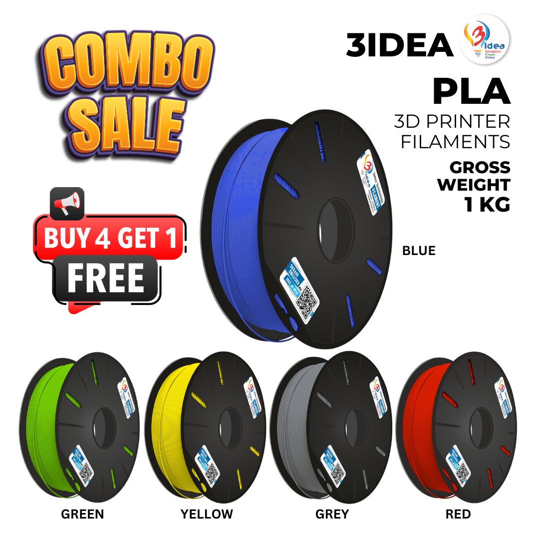 3IDEA PLA 3D PRINTING FILAMENTS MULTI - COLOUR 1.75MM,GROSS WEIGHT-1KG