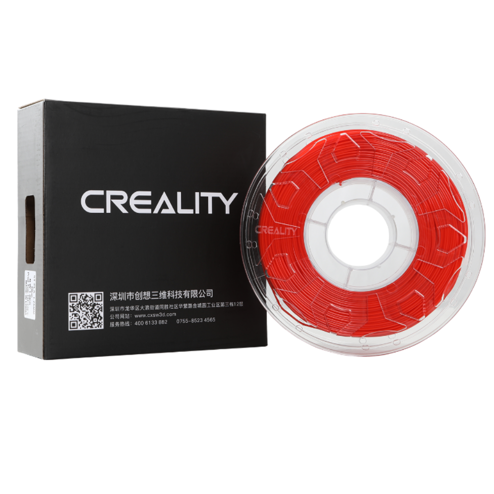 Refurbished Creality PLA 3D Printing Filament Red ,1.75mm,Net Weight-1kg ABS FILAMENTS