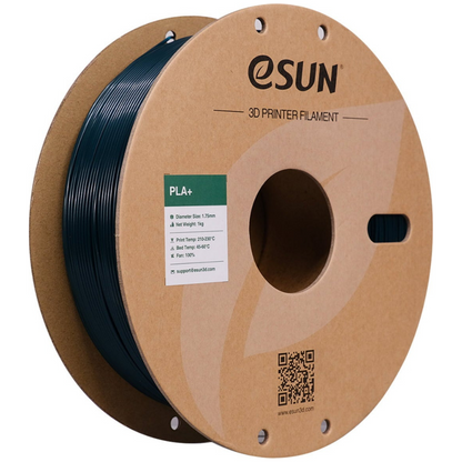 eSUN PLA+ 3D Printing Filament Green,1.75mm, Net Weight-1kg