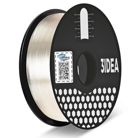 3Idea NX (Next Gen)-PLA Ultra Premium 3D Printing Filament, Transparent 1.75mm, Net Weight-1kg