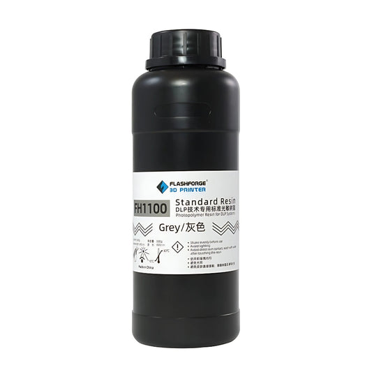 Flashforge FH1100-Standard resin Uncastable Resin, Grey-500Grams 3D Filaments