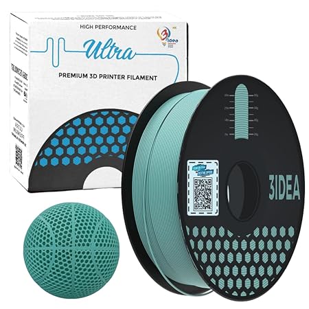 3Idea NX (Next Gen)-PLA Ultra Premium 3D Printing Filament, Sky Blue 1.75mm, Net Weight-1kg