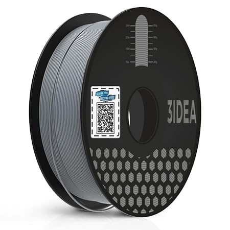 3Idea NX (Next Gen)-PLA Ultra Premium 3D Printing Filament, Grey 1.75mm, Net Weight-1kg