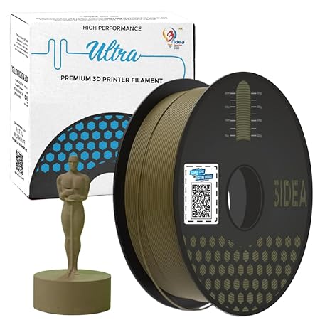 3Idea NX (Next Gen)-PLA Ultra Premium 3D Printing Filament, Khakhi 1.75mm, Net Weight-1kg