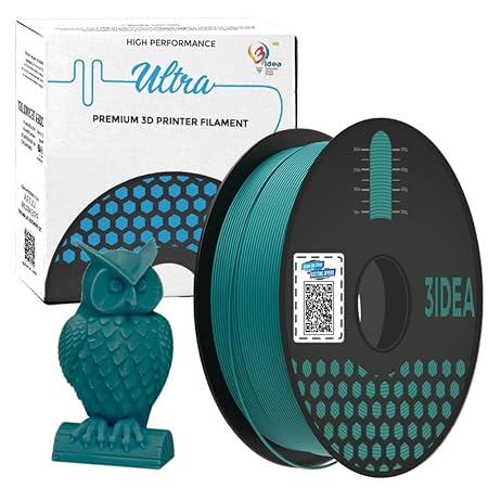 3Idea NX (Next Gen)-PLA Ultra Premium 3D Printing Filament, Cyan 1.75mm, Net Weight-1kg