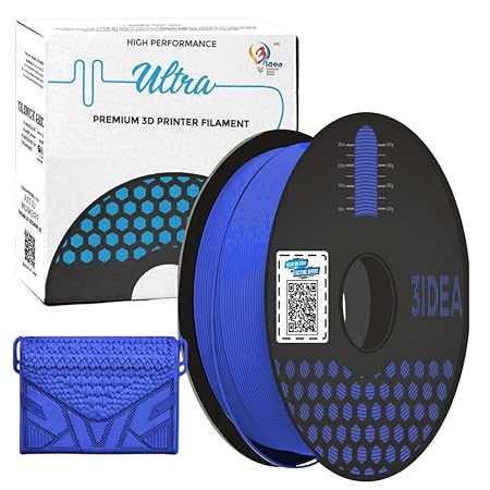 3Idea NX (Next Gen)-PLA Ultra Premium 3D Printing Filament, Blue 1.75mm, Net Weight-1kg