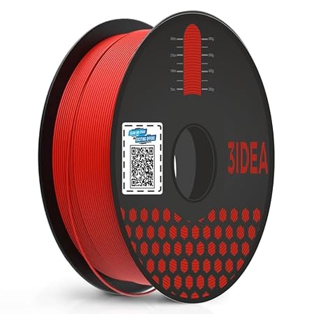 3Idea NX (Next Gen)-PLA Ultra Premium 3D Printing Filament, Red 1.75mm, Net Weight-1kg