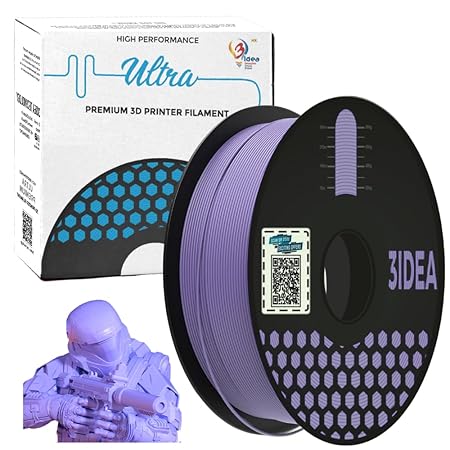 3Idea NX (Next Gen)-PLA Ultra Premium 3D Printing Filament, Violet 1.75mm, Net Weight-1kg