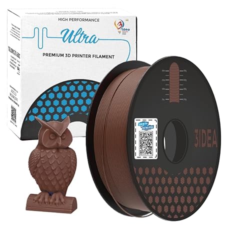 3Idea NX (Next Gen)-PLA Ultra Premium 3D Printing Filament, Brown 1.75mm, Net Weight-1kg
