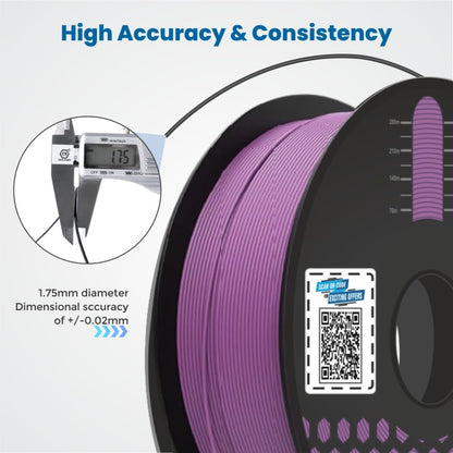 3Idea NX (Next Gen)-PLA Ultra Premium 3D Printing Filament, Purple 1.75mm, Net Weight-1kg