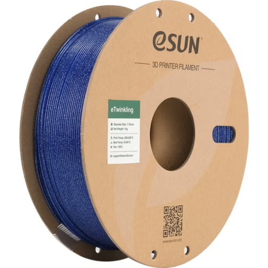 eSun Twinkling 3D Printing Filament Blue,1.75mm, Net Weight-1kg 3D Filaments