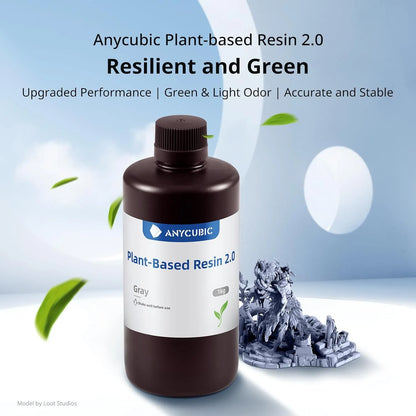 Anycubic Plant-Based Resin 2.0 (Grey) 1kg